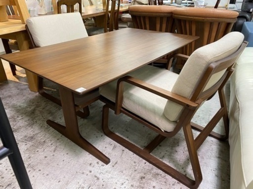 【愛品館 江戸川店】MUJI（無印良品）ダイニングテーブル3点セット ID:152-008728-007