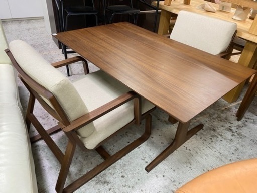 【愛品館 江戸川店】MUJI（無印良品）ダイニングテーブル3点セット ID:152-008728-007