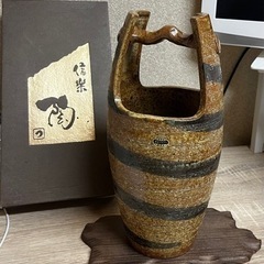 信楽焼　花器、花瓶