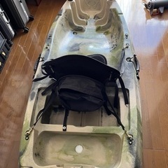 販売終了！コンパクトフィッシングカヤック＆エレキ＆バッテリーセットの画像