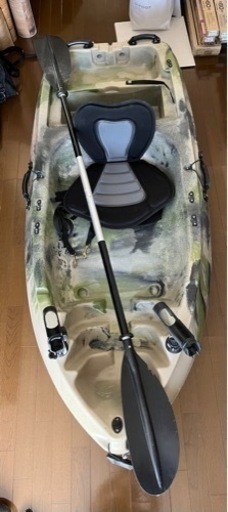 販売終了！コンパクトフィッシングカヤック＆エレキ＆バッテリーセット
