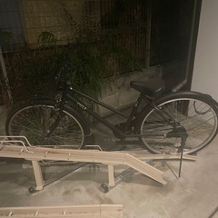 自転車　ブラック