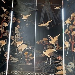 木製の、ついたて　　　中古の画像