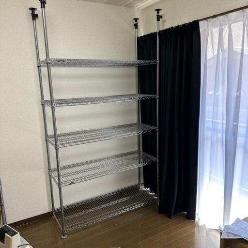 ルミナス 突っ張りラック 120×46×222〜249 NLH1218-5T 購入価格 26,800円 超美品