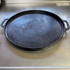 「鉄鋳物製」鉄板焼きプレート お好み焼き 鉄板 34cm 日本製 イシガキの画像