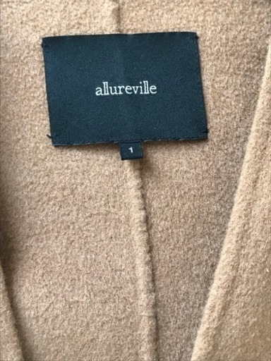 allureville アルアバイル ノーカラーコート チェスターコート