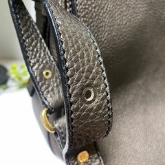 CELINE ショルダーバッグ in Brown - Black 美品の画像