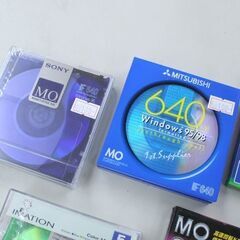 【経年品のためジャンク】 未使用 MOディスク 1枚80円～ 230MB 640MB maxell IMATION KYOCERA MITSUBISHI SONY 札幌市 清田区 平岡の画像