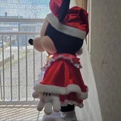 ディズニー ミニー クリスマスオーナメントくじ ビッグぬいぐるみ 人形  サンタクロースの画像
