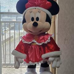 ディズニー ミニー クリスマスオーナメントくじ ビッグぬいぐるみ...