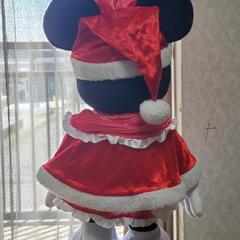 ディズニー ミニー クリスマスオーナメントくじ ビッグぬいぐるみ 人形  サンタクロースの画像