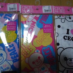 CECIL　McBEE セシルマクビー　ランチクロス　４０×６０㎝6種類・１種類各１００円です。新品未使用の画像