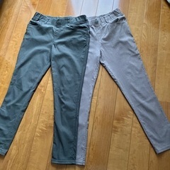 スキニーパンツ2本セット