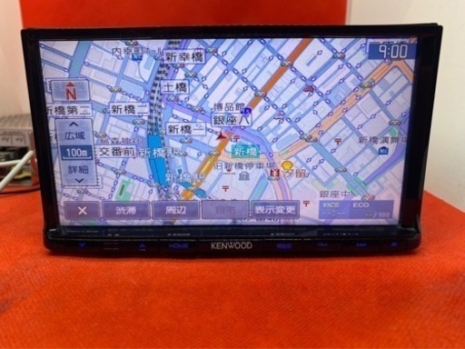 KENWOOD 上級　MDV-L502 フルセグ　あ2023地図　新品バックカメラ