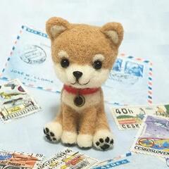 羊毛フェルトの動物とお人形の画像