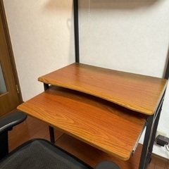 パソコンデスク、椅子付き 差し上げますの画像