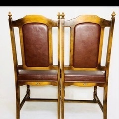 karimoku カリモク  ダイニングチェア　アンティーク 2脚セットの画像