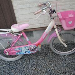 ディズニー自転車18インチ