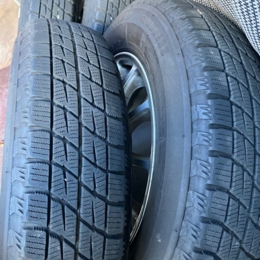 軽のブリヂストンタイヤホイールセットです。
