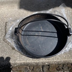 南部鉄器 南部 鉄器 すき焼鍋 浅鍋 26cm ツル付き