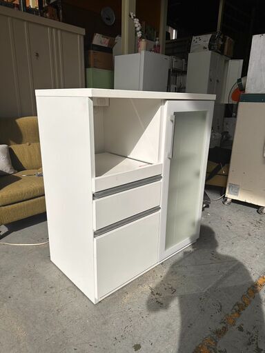 ☆大阪市内限定！キッチン レンジ台(ホワイト)☆引取限定品～☆