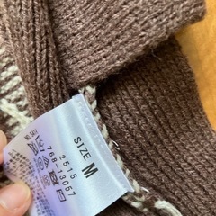 ニットベストの画像