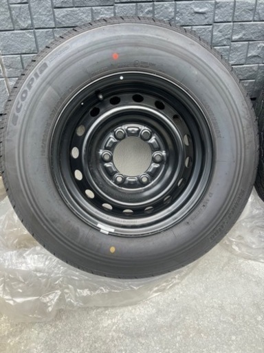 ハイエース 7型純正タイヤホイールセット ブリヂストン エコピア