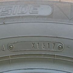 中古タイヤ 4本セット 195/70-15 残り9分山位の画像