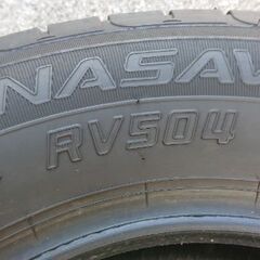 中古タイヤ 4本セット 195/70-15 残り9分山位の画像