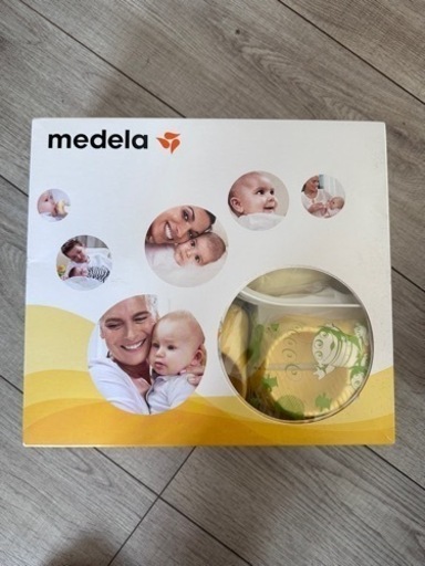 メデラ　ダブルポンプ搾乳機(母乳パッドおまけ付き)