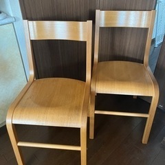 【引渡予定者確定】ダイニングチェア2脚の画像