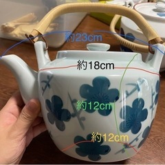 【美品】急須　大きめ　花柄の画像