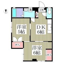 💙💙フリーレント1ヶ月付き😍敷礼０！《2DK》伊勢崎市🐻伊勢崎駅...