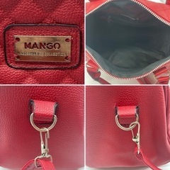 半額セール■中古■ショルダーバッグ■赤■MANGO■の画像