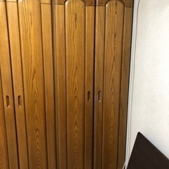 お買い得！木製クローゼット　小さい方　洋服収納