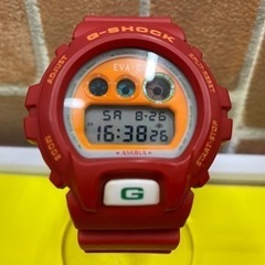 【愛品館江戸川店】 CASIO G-SHOCK  エヴァンゲリオン アスカモデル DW-6900FS EVA-02 腕時計 ID107-047376-007