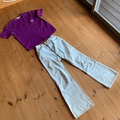 Tシャツとデニム（BEN DAVISとNICE CLAP）