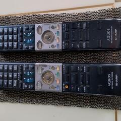 シャープ製レコーダーTVリモコンの画像