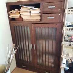 【決定】木製　収納　シェルフ　本棚　レトロ