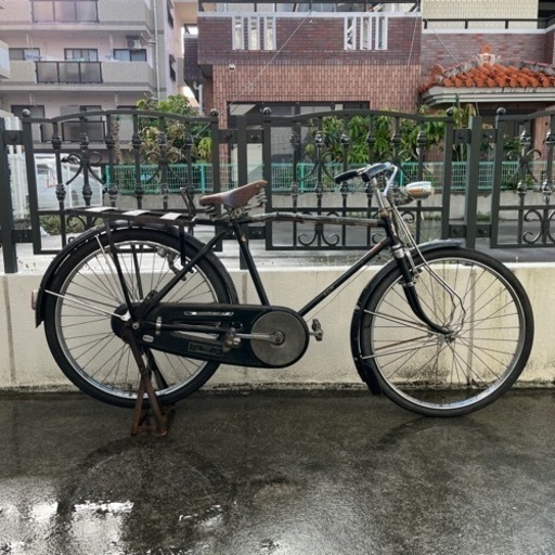 昭和40年代国産 山口ベニー号 実用自転車 サイドカー付き