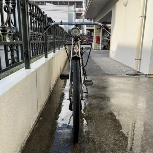 昭和40年代国産 山口ベニー号 実用自転車 サイドカー付き