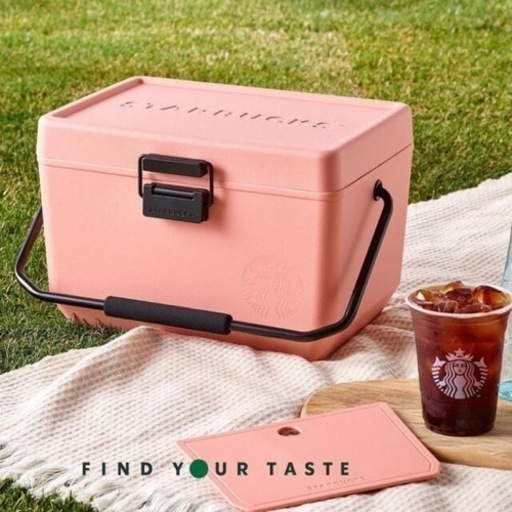 韓国スターバックス 非売品 クーラーボックス ピンク 専用のバッグ付　新品未使用