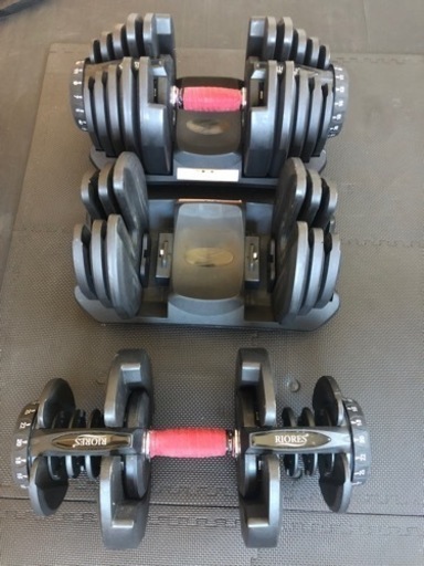 可変式ダンベル40kg 2セット