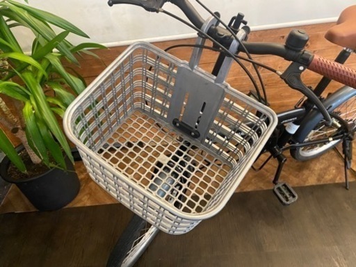 【カゴ付き】20インチ折りたたみ自転車　6速