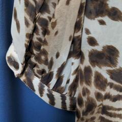 アニマル柄ブラウス【SLY】ボウタイの画像