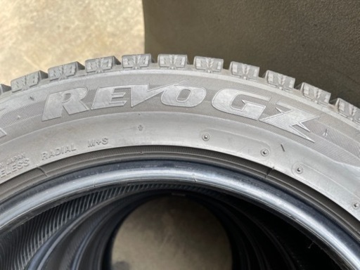 826-4)はめ替え込み！225/55R17 ブリヂストンスタッドレス中古4本セット！ブリザックREVO GZ