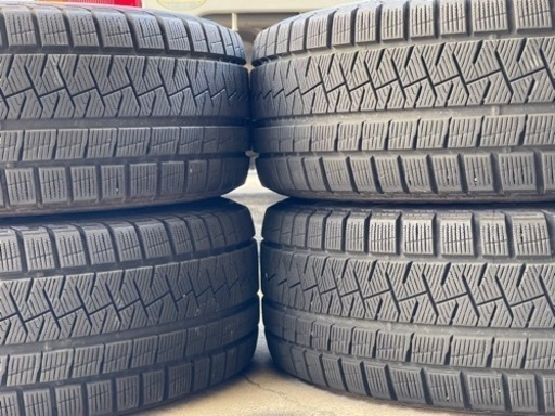 826-1)はめ替え込み！205/55R16 ピレリランフラットスタッドレス中古4本セット！アイス アシンメトリコ