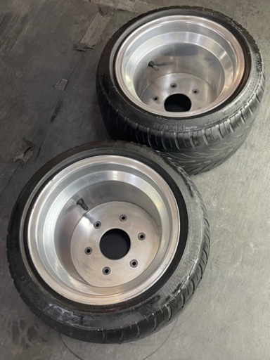 【御成約有難う御座いました】ジャイロキャノピー&X&UPポン付け10インチ6穴8Jアルミホイル&235/30-10ワイドタイヤジャンク！