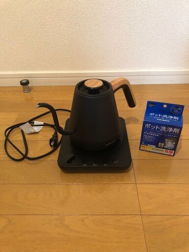 決まりました　HAGOOGI (ハゴオギ) 電気ケトル 0.8L コーヒー ドリップ 温度調節
