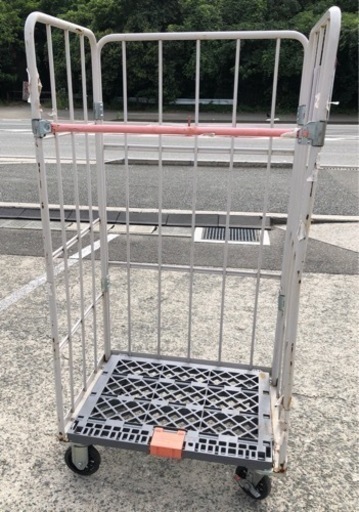⭐︎中古品　カゴ台車　640×840×1680mm　業務用運搬機⭐︎